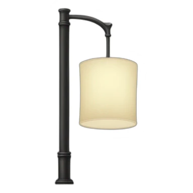 lampadaire sticker