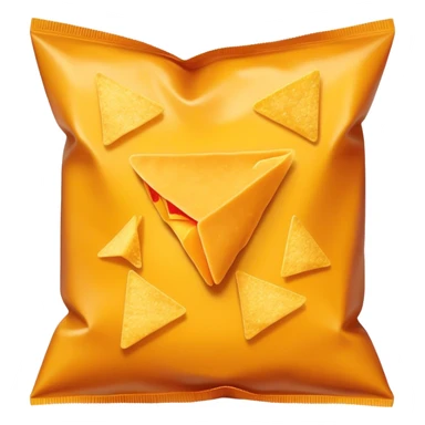 Bag of nacho cheese flavored Doritos  sticker