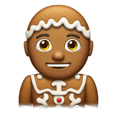 New Year's gingerbread sticker