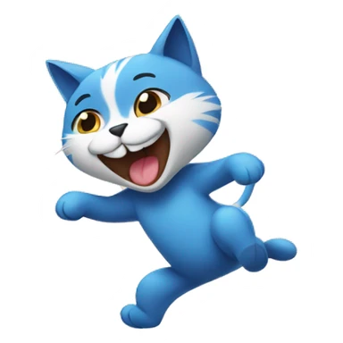 GATO BAILANDO CON PERRO sticker