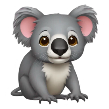 Ratel et koala sticker