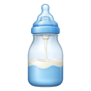 Baby bottle sticker