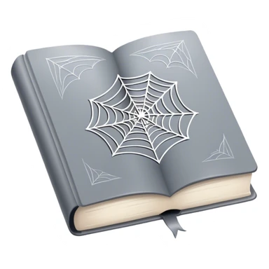 magical grey book of networking with a magic web sticker