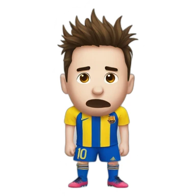 Messi fart world cup sticker