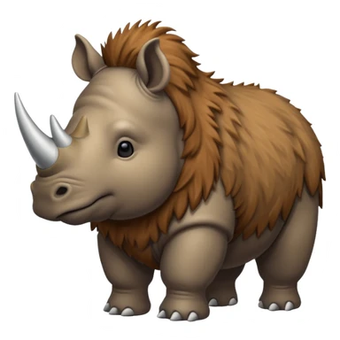 wooly rhinoceros sticker
