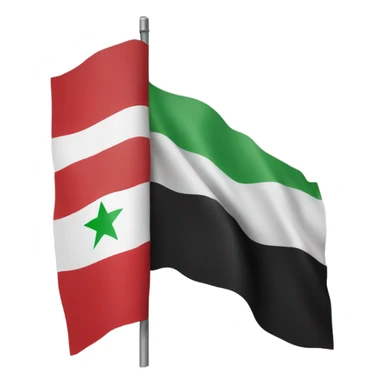 The new Syrian Flag  sticker