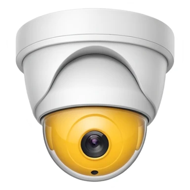 Security Camera white sticker