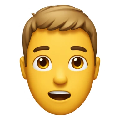 Surprise face sticker