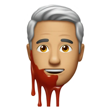 man covered in ketchup sticker