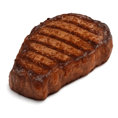 realistic juicy grilled steak, no background sticker