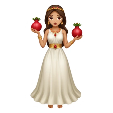 ejemplos diosa tanit vestimenta completa+ sticker