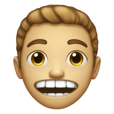 creepy smile sticker