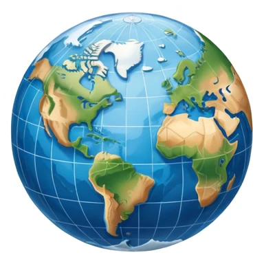 an icon featuring a with an earth, atitude and longitude lines, a textbook, and a topographic map, symbolizing geography as a science. The design includes a compass, mountain ranges, and rivers, representing the study of Earth's features and landscapes. Transparent background highlights geography. sticker