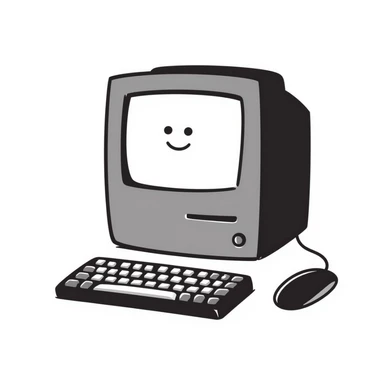 old Macintosh computer sticker