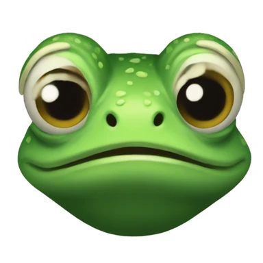 froge character but as aninja sticker