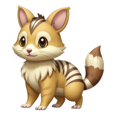 Furret-Linoone-Hybrid (Full body) sticker