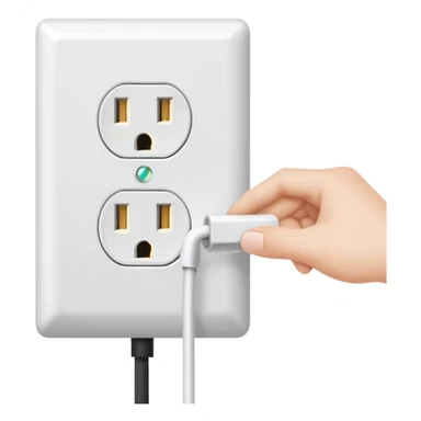 pulling the plug from an outlet sticker