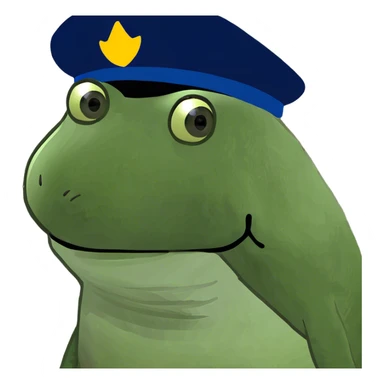 realistic portrait with hat sticker