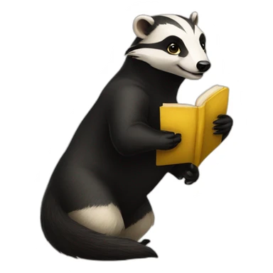 Hufflepuff badger hogwarts sticker