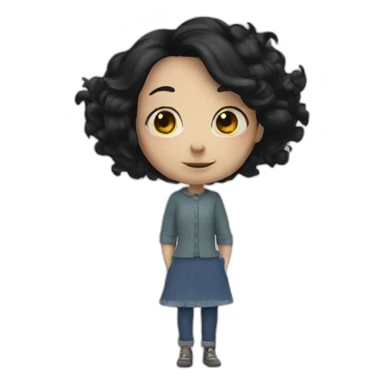 Other mum coraline sticker