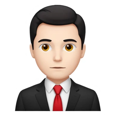 Coringa branco  sticker