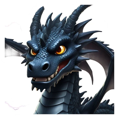 Onyx storm with dragon sticker