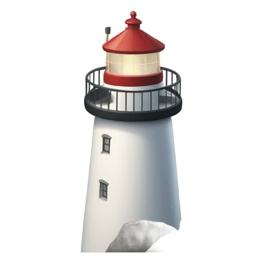 Lighthouse on cliff  sticker