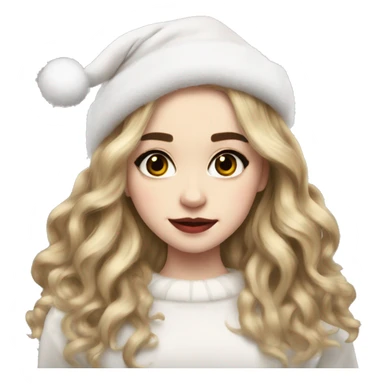 sabrina carpenter christmas ha sticker