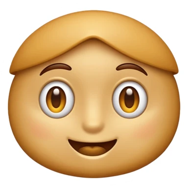 Create an emoji-style illustration of a tequeño, a traditional Venezuelan snack. It should look like a small, golden-brown, fried cheese stick with a smooth, slightly crispy exterior. Match modern emoji aesthetics sticker