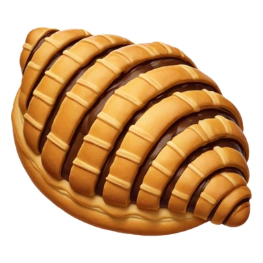 Chocolate crossaint sticker