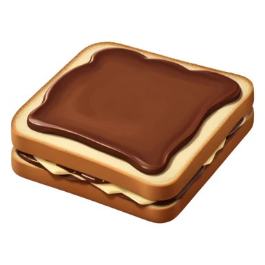 Nuttela mit brot sticker