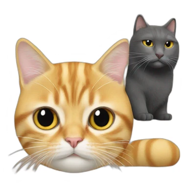 Donald Trump with a cat sticker