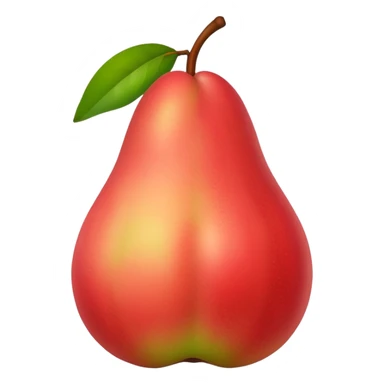 pear with red blush  sticker