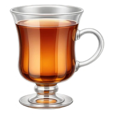 Klasik Çay bardağı ile türk çayı sticker