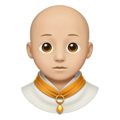 monk's collar sticker