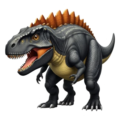 Black giganotosaurus  sticker