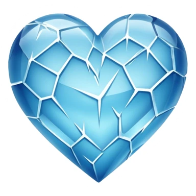 A cold frozen heart  sticker