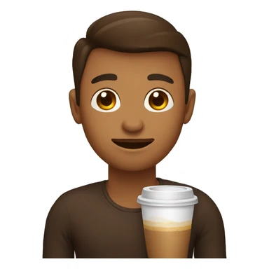 coffee drinker  sticker