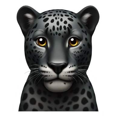 Black jaguar sticker