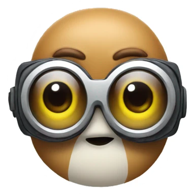 owll with virtual reality glasses sticker