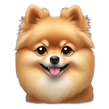 pomeranian in love sticker