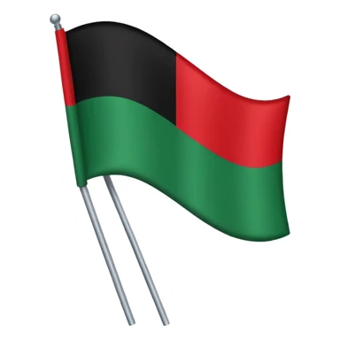 African-American flag sticker