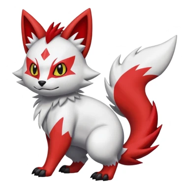 Nargacuga-Zangoose-Litten-Torracat-fusion-Fakemon-Pokémon-creature  sticker