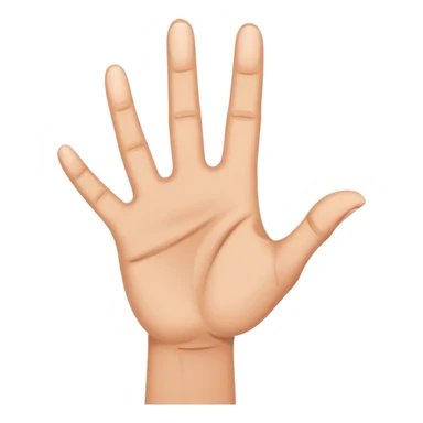 hand sign number 1 - 9 sticker