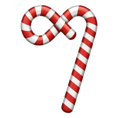 candy cane regular stripes sticker