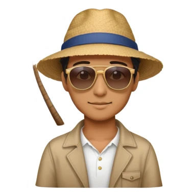 mathematics tutor with sunglasses on the beach sticker