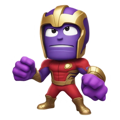 squid game thanos sticker