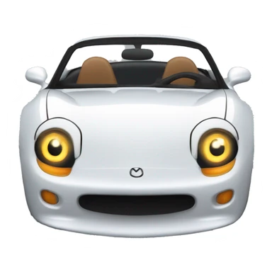 mazda miata with pop up headlights sticker