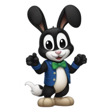 Oswald The Lucky Rabbit sticker