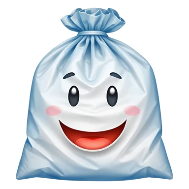 plastic bag with the inscription “ATБ” sticker